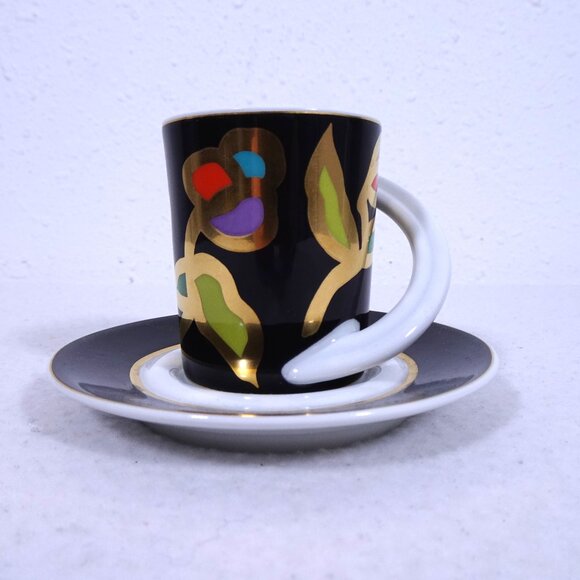 Rosenthal Studio-Line Cupola Espresso Cup Saucer Espresso Sammeltasse 21 Signed - Picture 1 of 10
